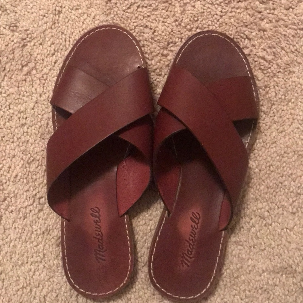 Madewell Raven criss-cross sandal